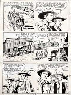 Ticci, Giovanni - 1 Original page - Tex - n. 146 - 1972 | Catawiki