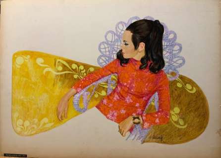 Fernández, Fernando - 1 Original colour page - Original Romance cover book - 1976 | Catawiki