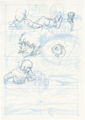 Buichi Terasawa Hand-Drawn Manuscript "Cobra" | Mandarake (Big Web)