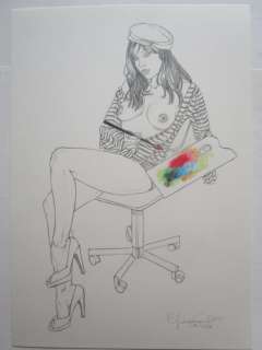 Casotto, Giovanna - 1 Original drawing - La Peintre | Catawiki