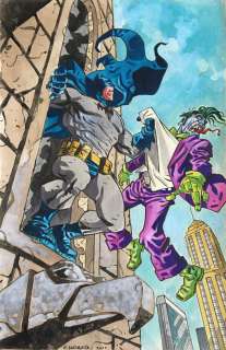 Giancarlo Caracuzzo - Original illustration for Batman. Cm. 26x39. Signed. Mint