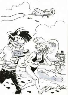 Jean-Claude Denis - Lot 132 - Baston, La ballade des baffes en tirage de tête, agrémenté d’une dédicace. Proche de l’état neuf.