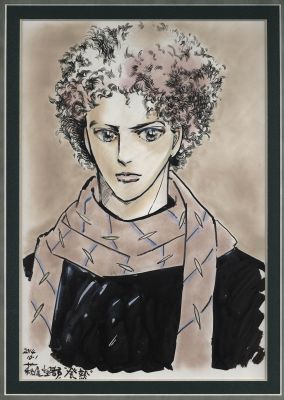 A Moto Hagio Hand-Drawn Color Illustration"Fever" | Mandarake (Big Web)