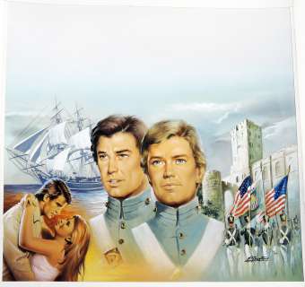 Michel Gourdon | Le Nord et le Sud Illustration originale Ã  la gouache pour | Septimus