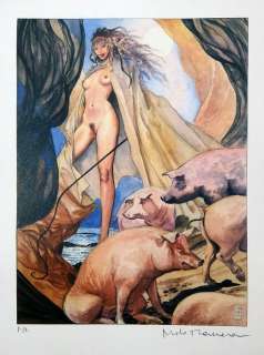 Milo Manara - 1 Print - Circe - 2006 | Catawiki