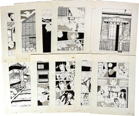 Elle Bondage’s handwritten manuscript "Battle without Honor" 12 pages in total | Mandarake (Big Web)