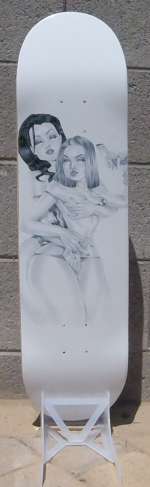 Marco Guaglione | Two Spies Page Skateboard Deck | NSNart