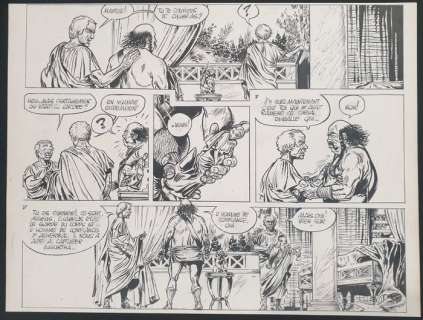 Franz - 1 Original page - Jugurtha T3 - La Nuit des scorpions - 1978 | Catawiki