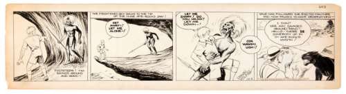 ALEX RAYMOND â€œTIM TYLER’S LUCKâ€ DAILY COMIC STRIP ORIGINAL ART. | Hake’s