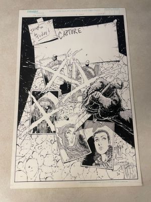 THE HAUNTED GRAY MATTERS #1 original comic COVER art CHAOS 2002 STUNNING SPLASH | eBay US (Buy It Now)