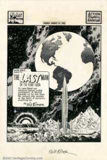 Will Eisner and Wally Wood - Original Art for Spirit Section, 4 pages (8/31/52). This is a tremendously exciting - | Heritage