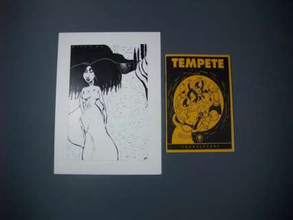 Baladi a. | Dessin original A. Baladi, "Miranda", dessin paru dans Tempête, | Geneva Auctions