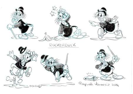 Venanzio, Pasquale - Preliminary drawing "Rockerduck Concepts" | Catawiki