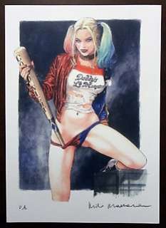 Milo Manara - stampa - "Suicide Squad - Harley Quinn" Firmata | Catawiki