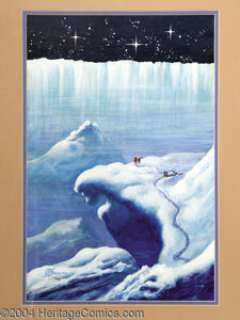 Kelly Freas - "The Left Hand of Darkness" Frontispiece Illustration Original Art (Easton Press, 1992). - | Heritage