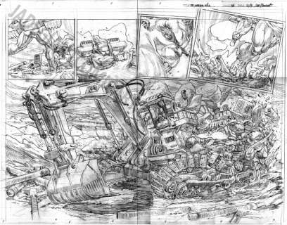 Joe Bennett | Immortal Hulk 36 Page 12 And 13 Issue 36 Page 12-13 | JadeGiant Comic Art