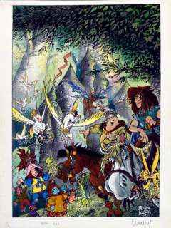 Luguy Philippe (Guy Liéron, Né En 1948) - LUGUY Philippe Percevan Encre de chine et de couleurs pour…