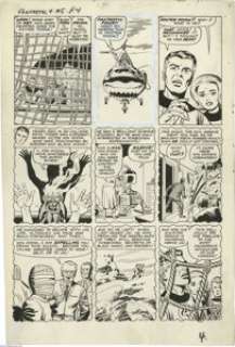 Jack Kirby and Joe Sinnott - Fantastic Four #5, page 4 Original Art (Marvel, 1962). "Heed my words! This - | Heritage