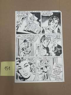 Don HECK. « Green Lantern ». Encre de Chine pour la planche 17 du… | misc / divers