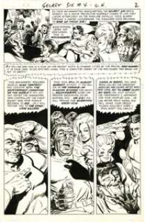 Jack Sparling - Secret Six #4 Page Original Art, Group of 16 (DC, 1968). Fourteen pages from "Escape for an -