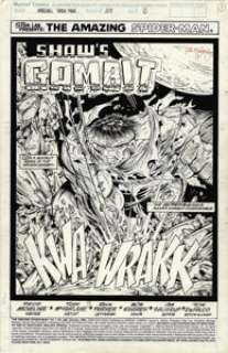 Todd McFarlane - The Amazing Spider-Man #328, Splash page 1 Original Art (Marvel, 1990). Todd McFarlane - | Heritage