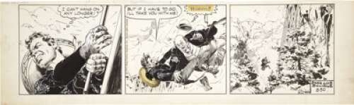 Jose Luis Salinas Cisco Kid Daily Comic Strip Original Art, dated 8-30-57 (King Features Syndicate, 1957). -