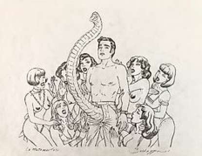 Baldazzini, Roberto - 1 Original cover - La métamorphose d’un acteur porno en éléphant - 2013 | Catawiki