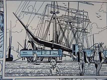 Van Riet, Ron - 1 Original page - Robert en Bertrand 69 - Madame Sarah - 1986 | Catawiki