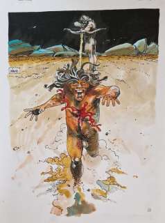 Faure, Michel - 1 Original colour page - Dieu, sa fille et l’homme - 1981 | Catawiki