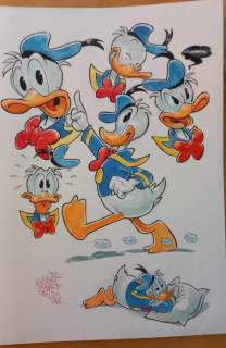 Alessandro Gottardo - 1 Watercolour - Donald Duck - "Io, Paperino" - 2024 | Catawiki