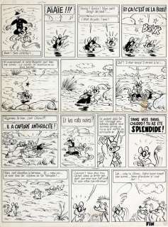 Macherot - Chlorophylle, planche n°32 Ã  l‘encre de Chine…