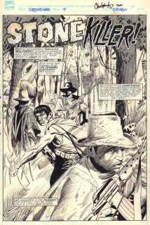 Chris Ivy, Rik Levins | The Destroyer #7 P.1 - ’Stone Killer!’ Splash - 1990 | Anthony’s Comic Book Art