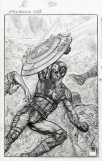 Glenn Fabry - 1 Original cover - Captain America #18 | Catawiki