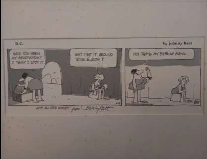 Johnny Hart - 1 Original page - B.C - "Los Primitivos’’ - 1994 | Catawiki