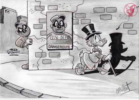 Millet - 1 Acrylic - Uncle Scrooge - sospechoso - 2024 | Catawiki