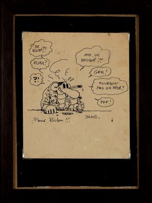 Lot 101 - Jano, Jean Leguay dit (né en 1955) Kebra circa 1980 Encre sur papier… | Fauve Paris