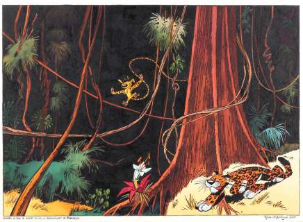 Marchand | Le Marsupilami, illustration Ã  l’encre de Chine… | Millon