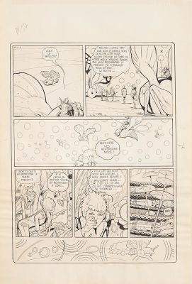 Lot 109 - Robert Gigi (1926-2007) "Agar, les phantasmes de la nuit ", planche… | Fauve Paris