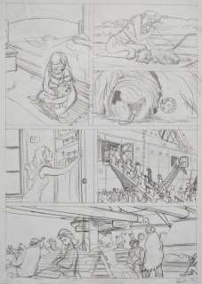 Bischoff, Léonie - 1 Original preliminary page - Le Tailleur de pierre - d‘après Camilla Läckberg - 2018