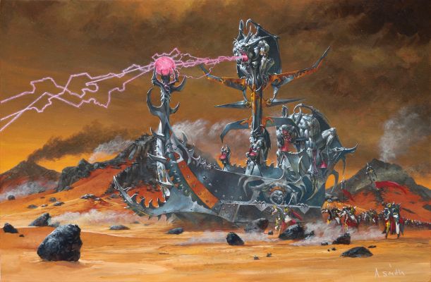Lot 273 - SMITH, Adrian (né en 1969) : Chronopia Undead Ship Illustration… | misc / divers