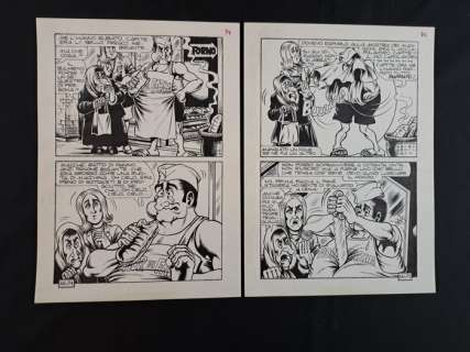 Magnus & Bunker - 2 Original page - Alan Ford - "Una Losca vicenda" - 1974 | Catawiki