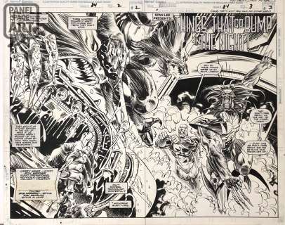 Ron Wagner - Wolverine 84 - Double Page Splash
