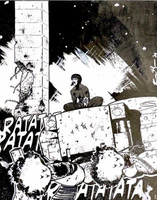 Raymar Brunson | Raymar Brunson -Ghost in the Shell - Pin-UP / Fan Art | Panel Punk Comics Originals