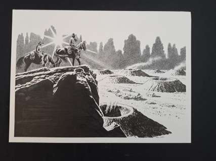 Civitelli, Fabio - 1 Original drawing - Tex - La Valle della Luna | Catawiki