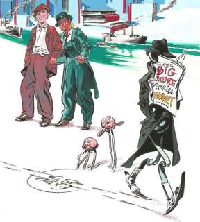 Severin, Al - 2 Dessin original + couleur originale - Under the ink - Bakelitte & Formika @ Super Big Store Comic Market - 2022 | Catawiki