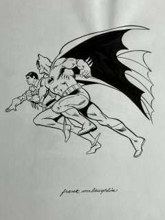 Frank McLaughlin - 1 Original drawing - Batman & Robin | Catawiki