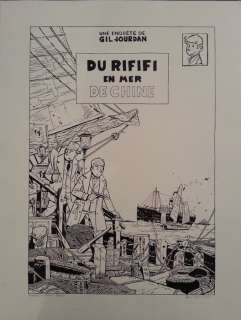 Marchand, Bruno | Original drawing  - Tribute to Gil Jourdan | Catawiki