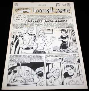 Kurt Schaffenberger - Superman‘s Girlfriend, Lois Lane #56 P.1 - Superman Appearance - 1965
