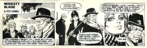 Romero, Enric Badia - 1 Original page - Modesty Blaise - Strip #2722 - 1972 | Catawiki