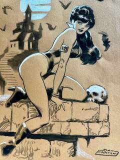 Dan Morton - 1 Original drawing - Vampirella | Catawiki